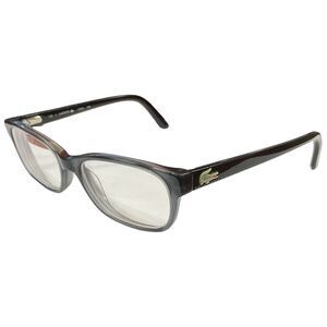 Lacoste Eyeglass Frame Glasses 130 L3606 035 Gray Alligator Stem Full Rim‎
